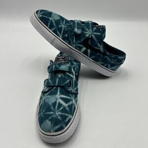 NIKE SB ZOOM STEFAN JANOSKI SKATE SHOES TEAL CAMO MULTI 705405 301 MENS SIZE 11